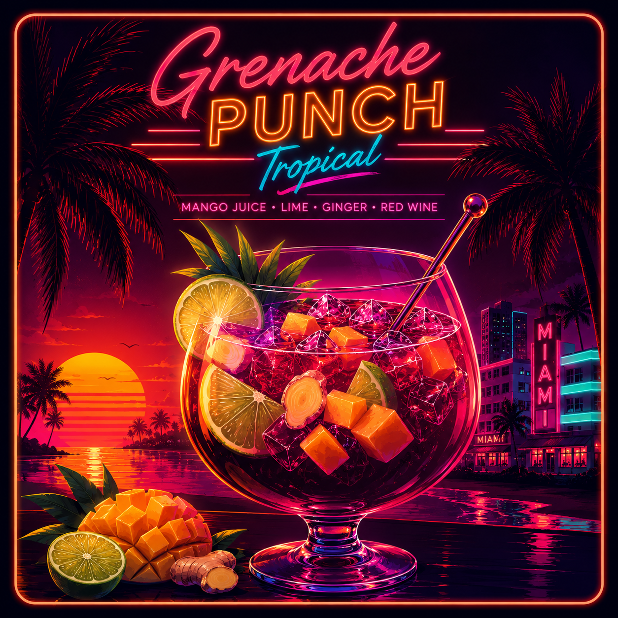 Grenache Punch Tropical