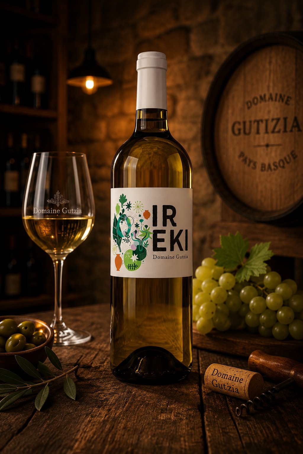 Cuvée IREKI Blanc 2024 AOC Irouléguy — Domaine Gutizia